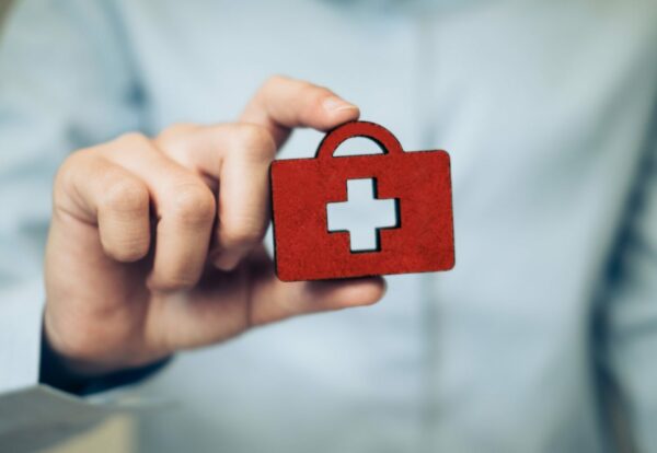 Life and health insurance policy concept idea. Finance and insurance.