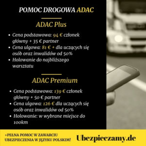 Pomoc Drogowa Ubezpieczenie ADAC